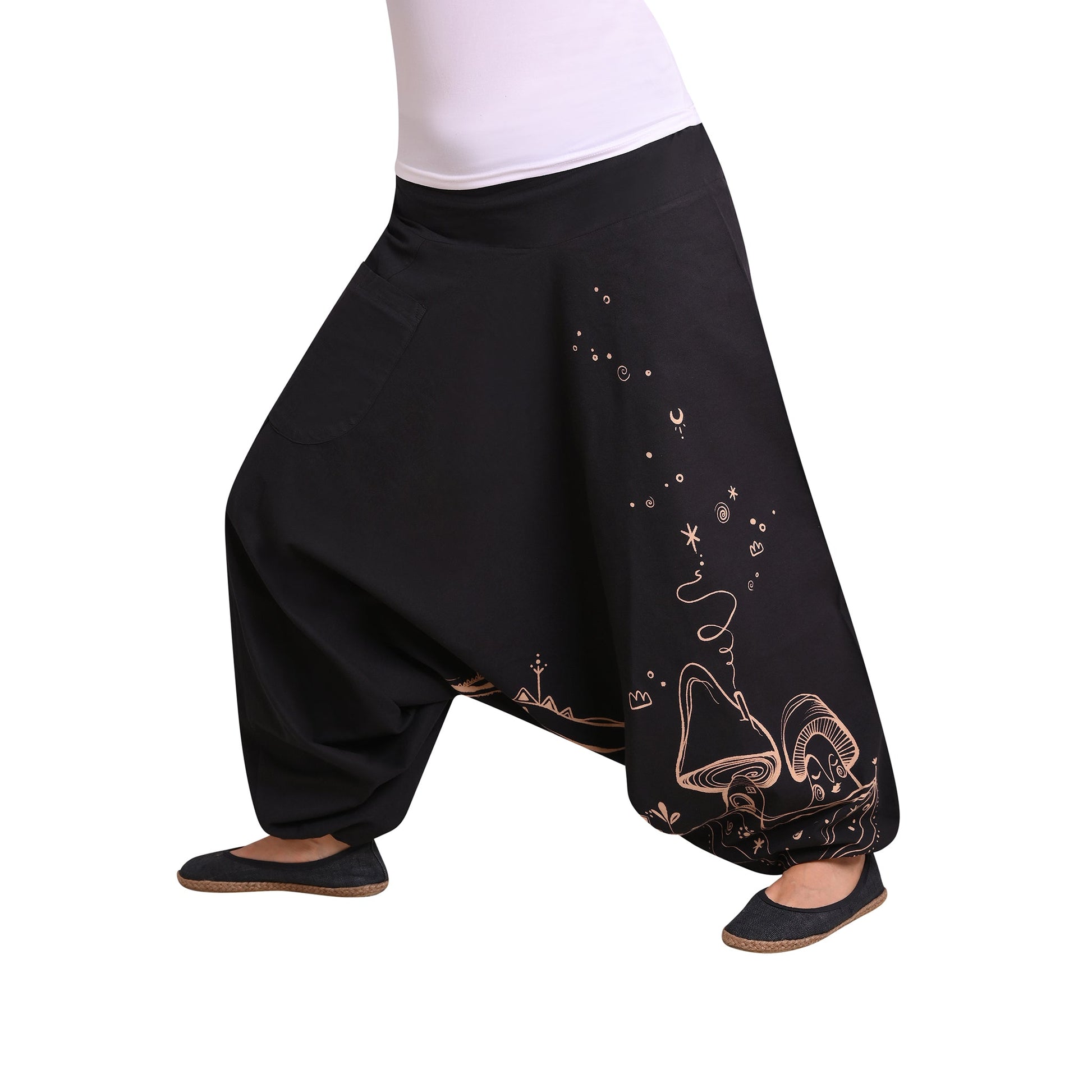 Aladinhose Fantasie Schwarz