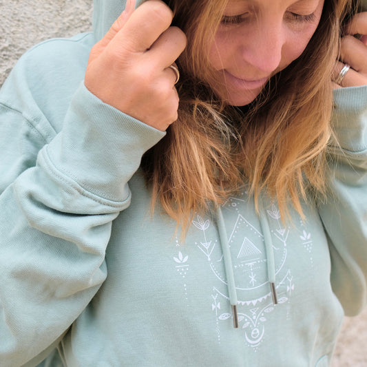 Sweat à capuche unisexe dimensionnel