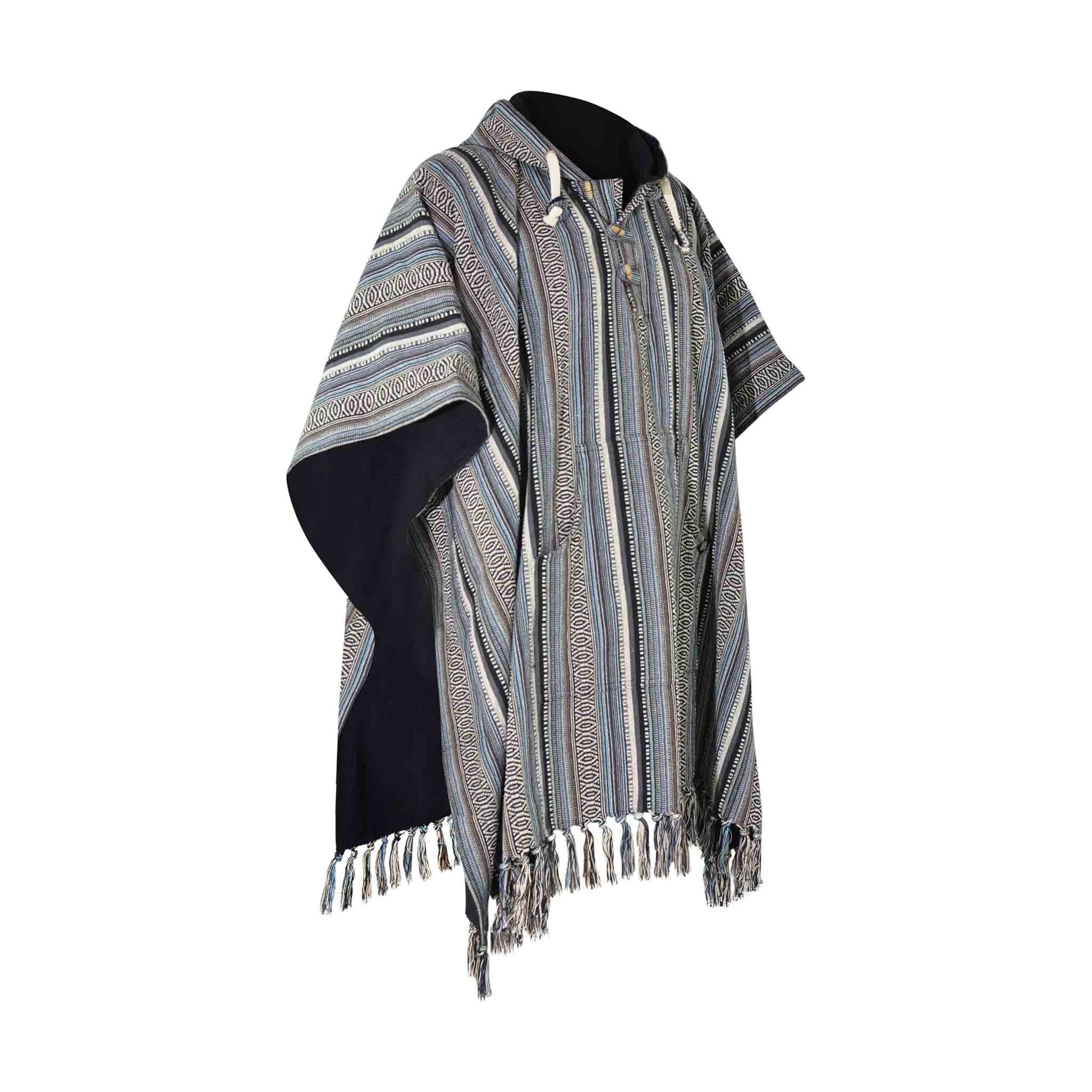 Hippie Wendeponcho Arriba Blau