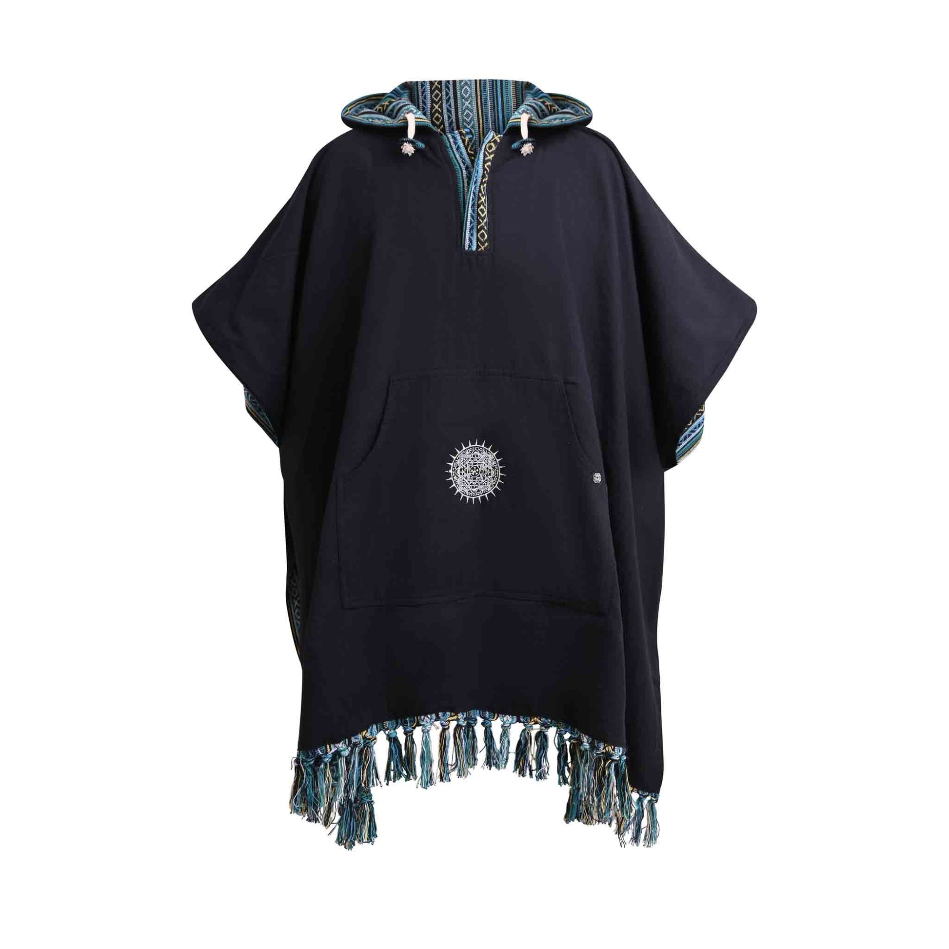 Hippie Wendeponcho Arriba Grün