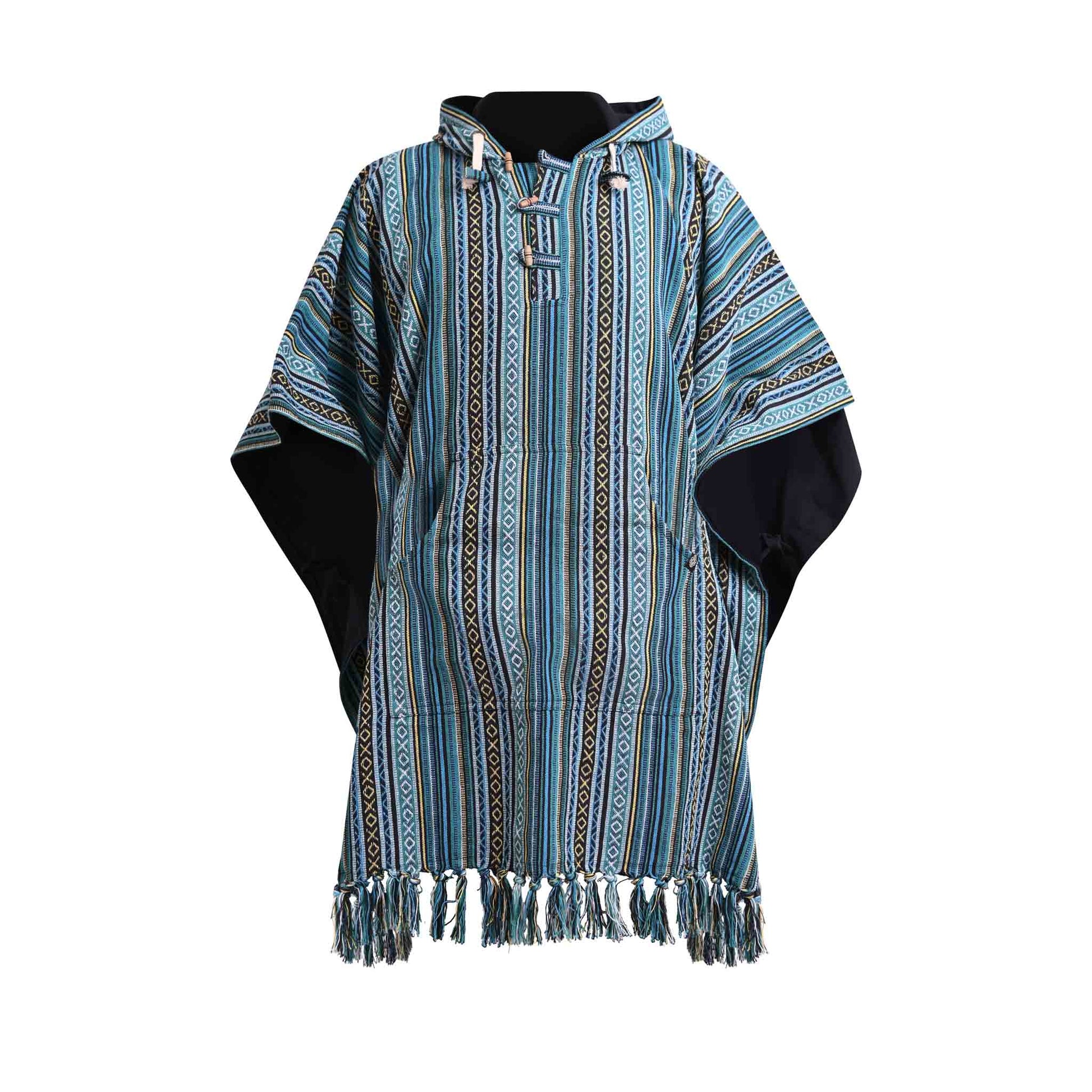 Hippie Wendeponcho Arriba Grün